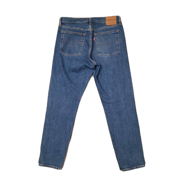 Levi's Women's Premium Wedgie Button Fly Blue Jeans Size 29 - Picture 3 of 4